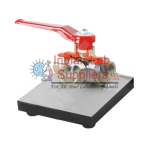 Cutaway Three-Way Ball Valve